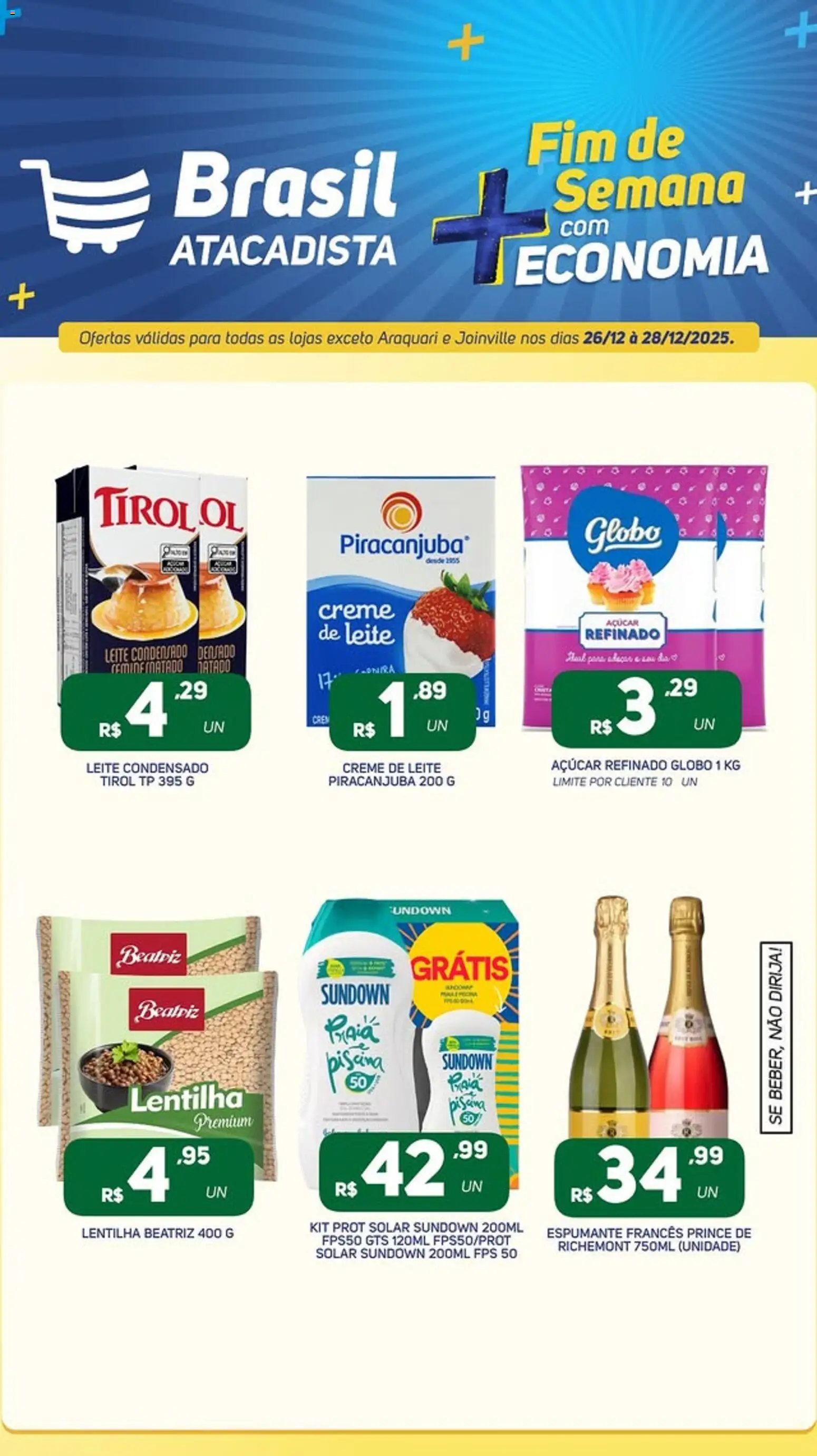 Brasil Atacadista - Ofertas da semana - página 1- válido a partir de 26/12/2025
