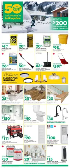 Preview Kent weekly flyer / circulaire valid from Jan 8, 2026