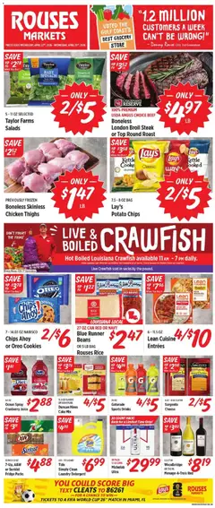 Preview Rouses Weekly Ad valid from 04/22/2026