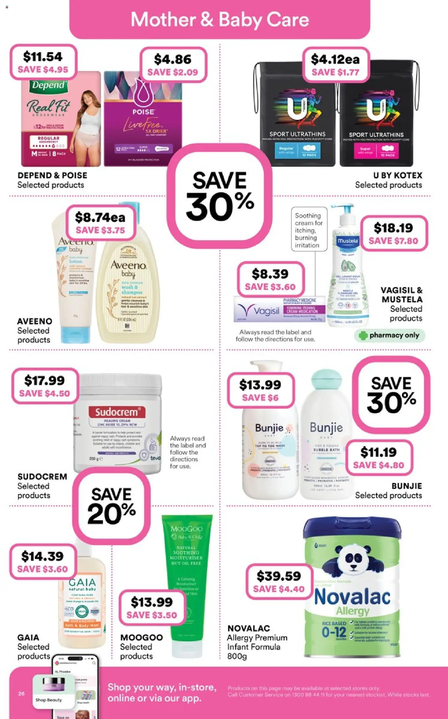 Priceline Pharmacy catalogue  - page 26- valid from 09/04/2026