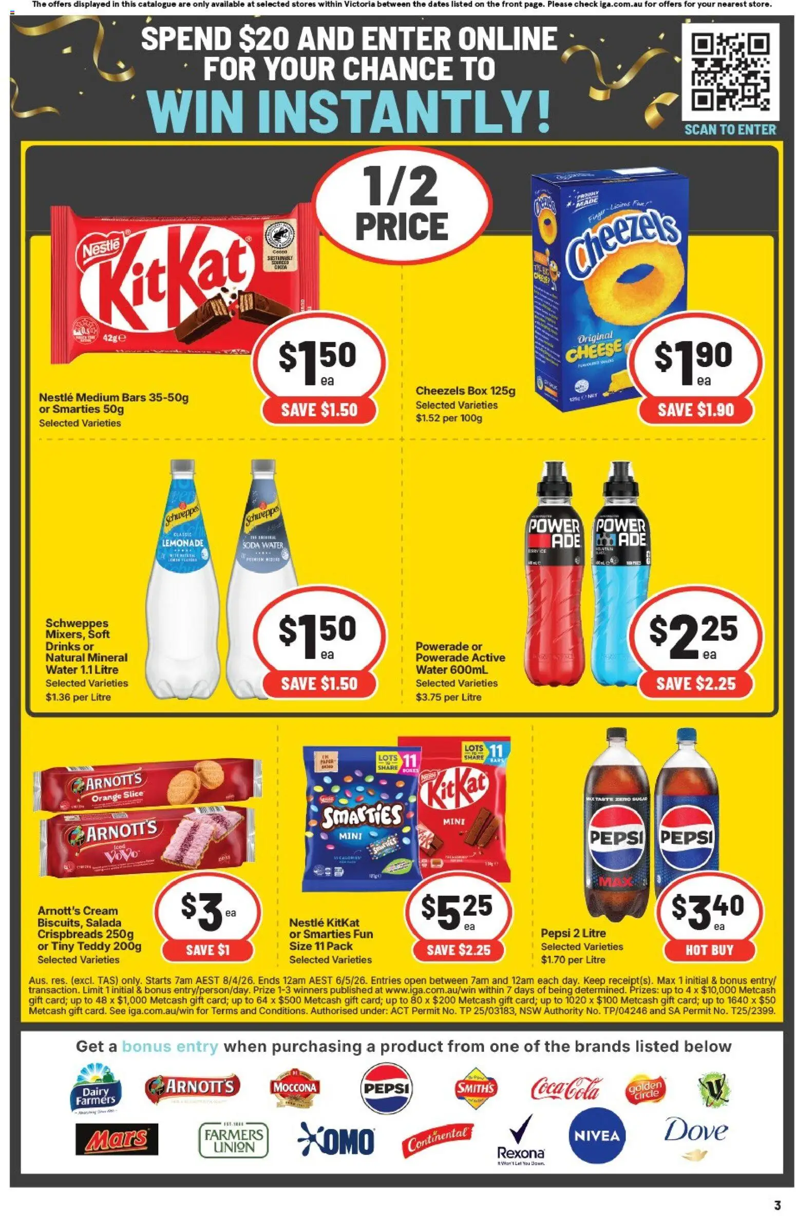 IGA catalogue  - page 3- valid from 22/04/2026