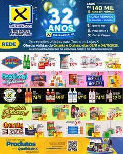 Pré-visualização X Supermercados - Ofertas da semana válida a partir de 05/11/2025