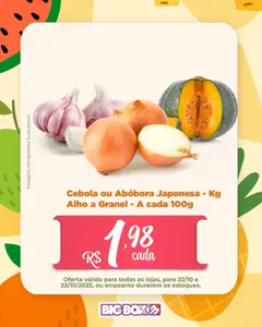 Pré-visualização Big Box - Ofertas Sacolão válida a partir de 22/10/2025