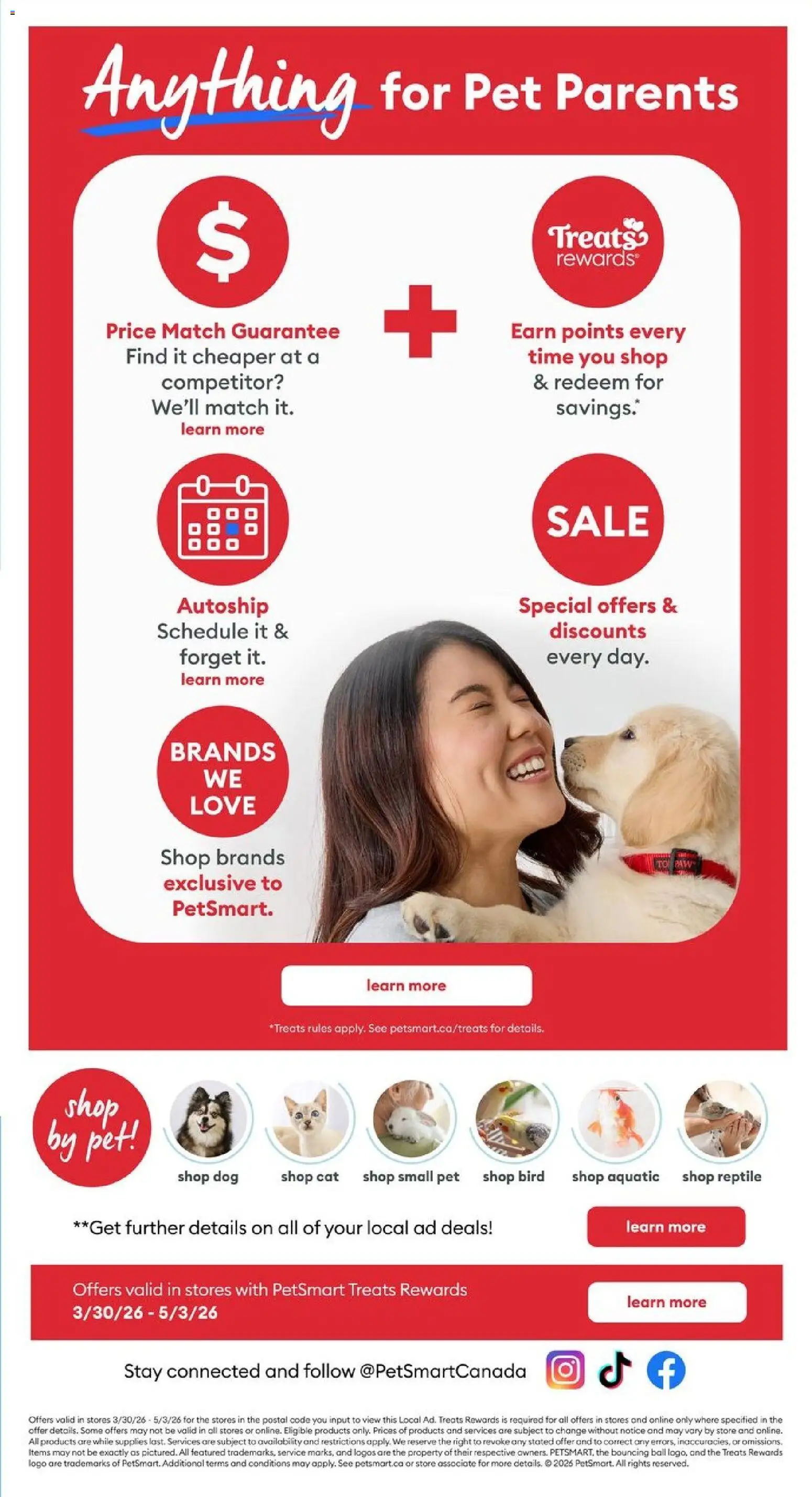 Petsmart weekly flyer / circulaire - page 6- valid from Mar 30, 2026