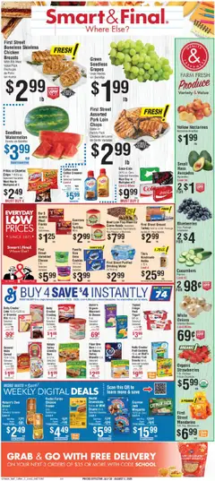 Preview Smart & Final Weekly Ad valid from 07/30/2025