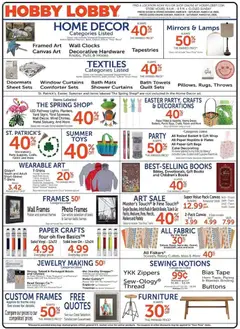 Preview Hobby Lobby Weekly Ad valid from 03/08/2026