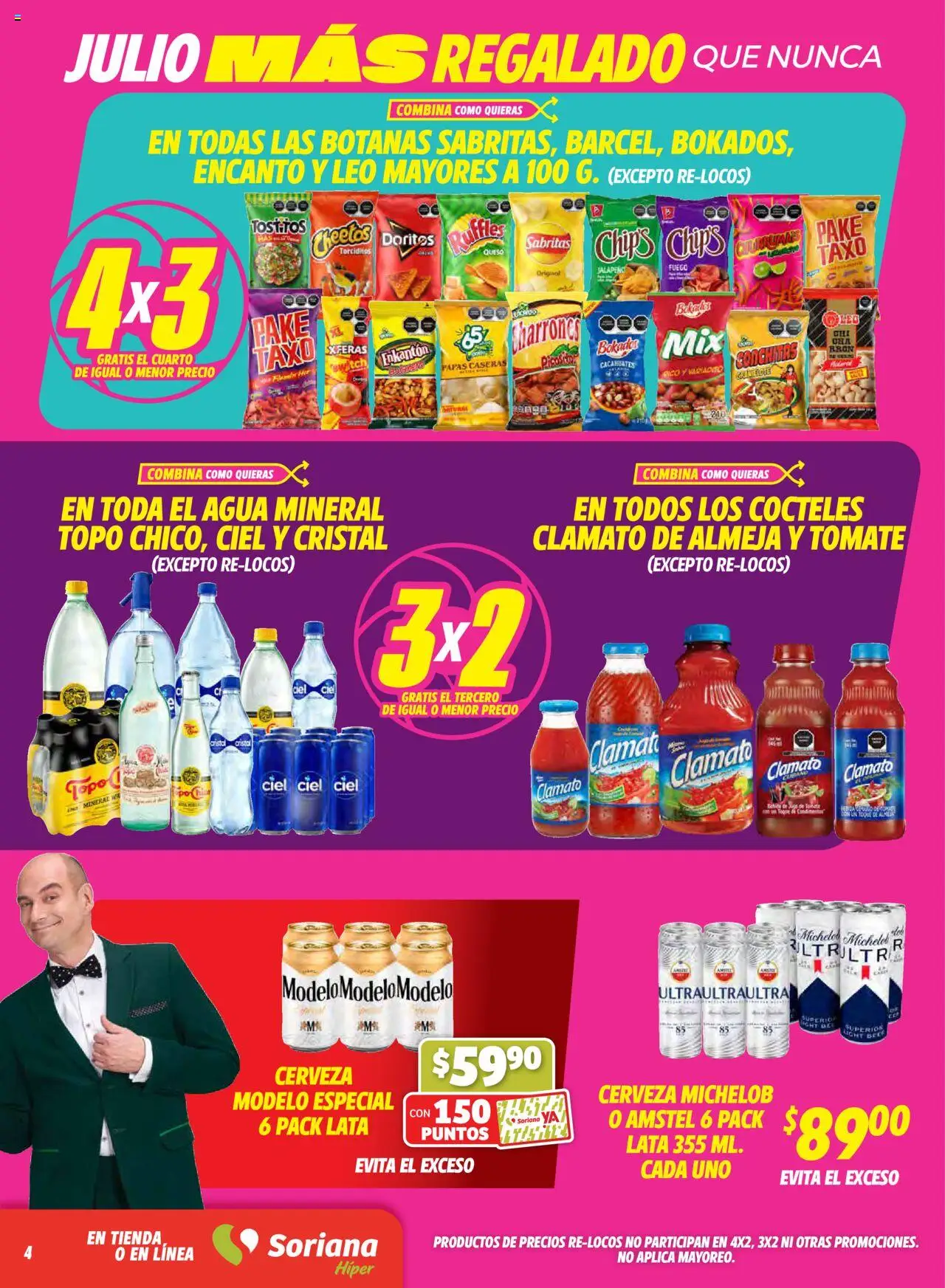 Soriana - Julio Regalado Híper Nacional - página 4- válido desde 17/07/2025