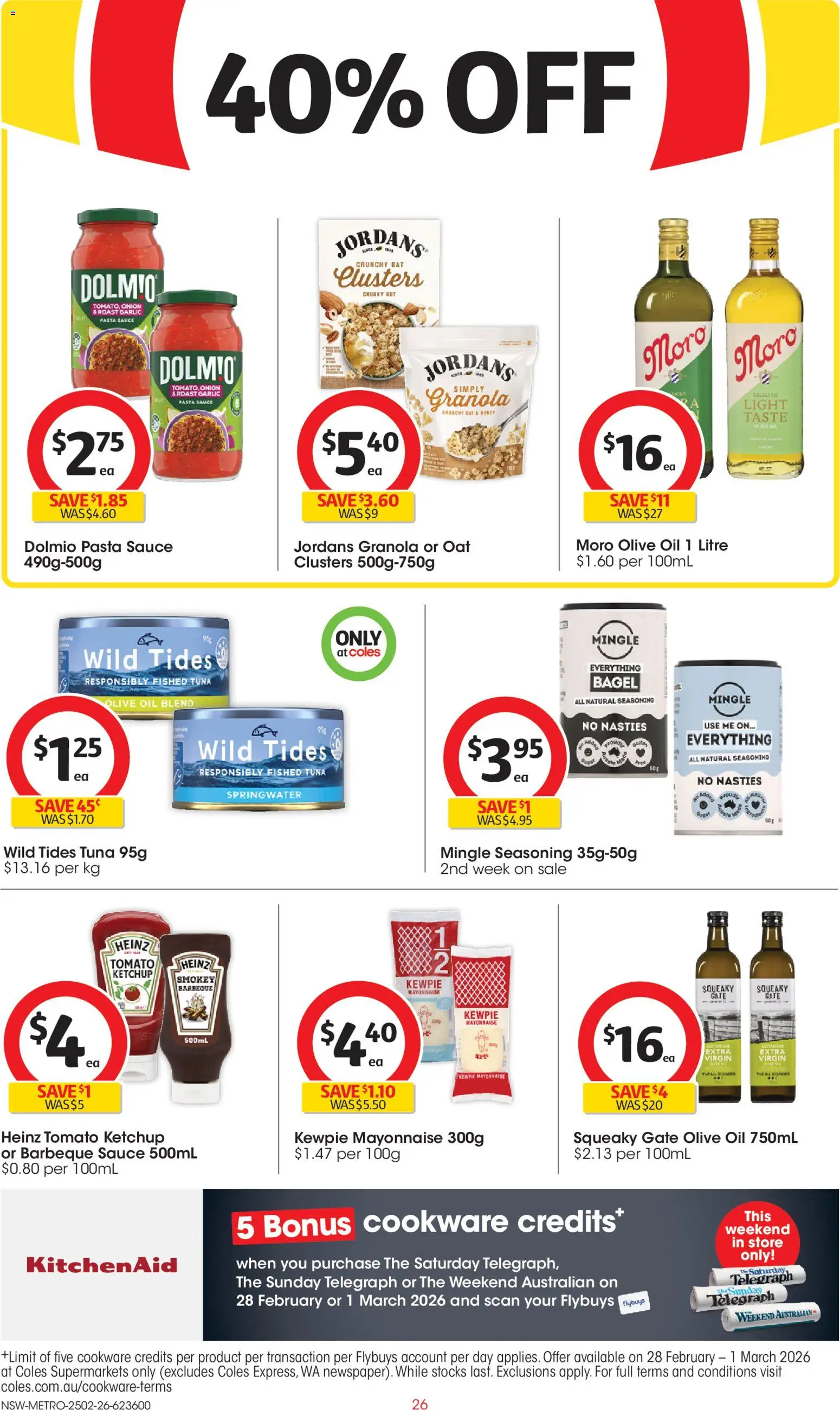 Coles Catalogue  - page 26- valid from 25/02/2026