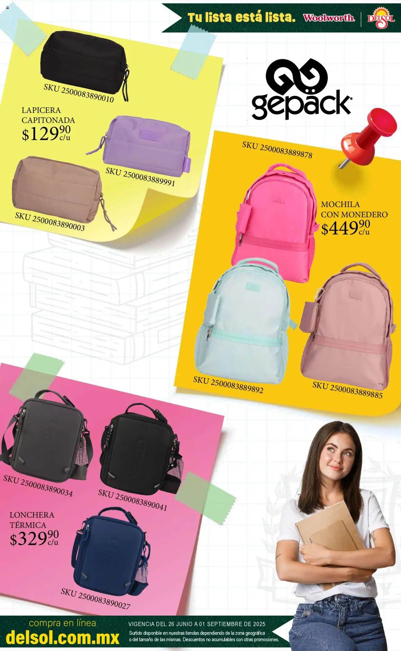 Del Sol y Woolworth catálogo Toda Tu Lista Está Lista En Tiendas - página 60- válido desde 26/06/2025