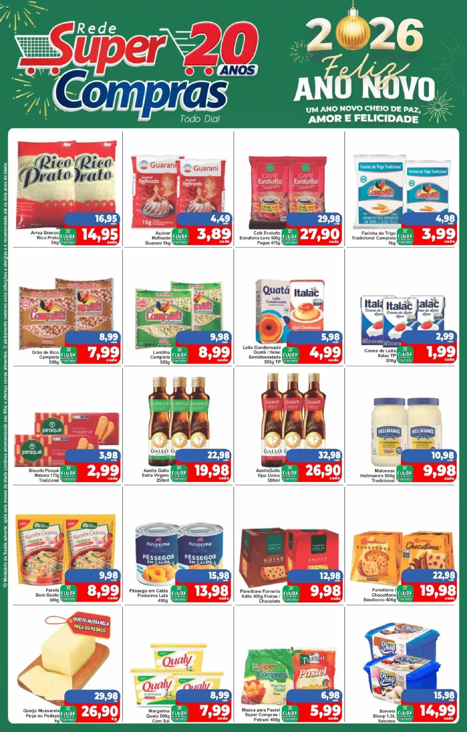 Rede Super Compras - Ofertas da semana - página 1- válido a partir de 26/12/2025
