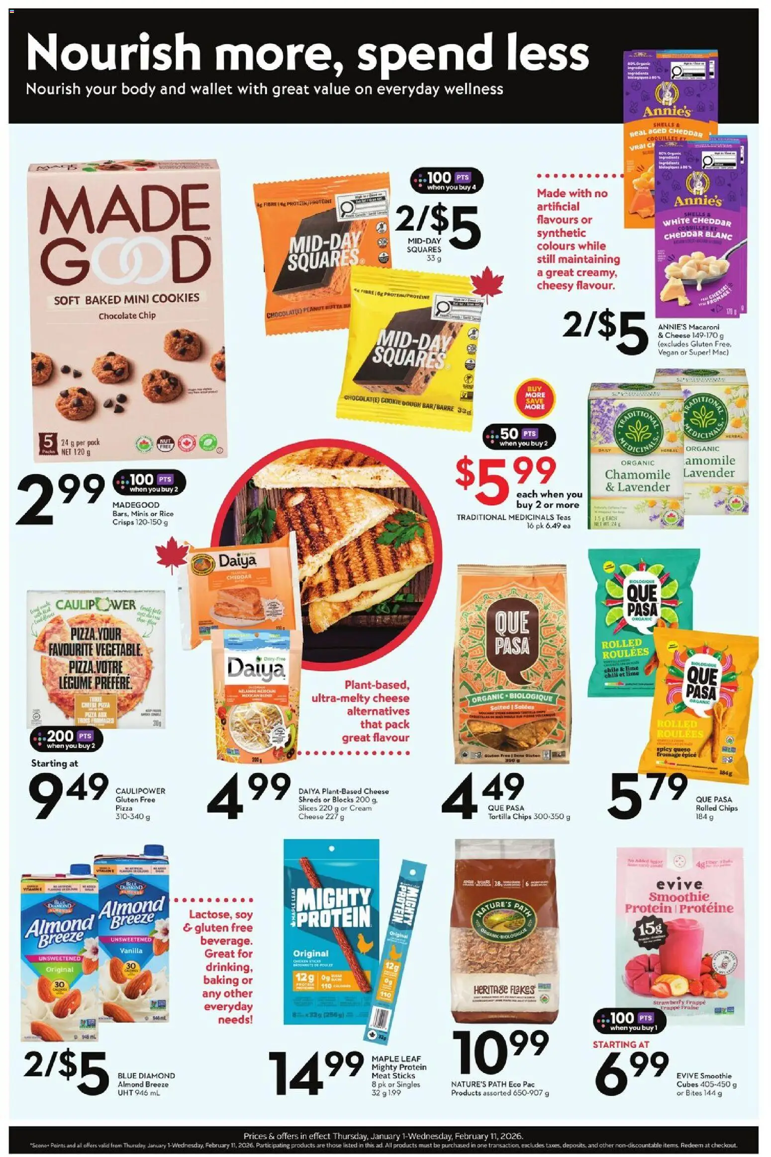Safeway - Natural and Wellness Booklet - page 2- valid from Jan 1, 2026