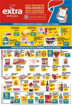 Pré-visualização Extra - Ofertas de Mercado Fim de Semana válida a partir de 31/10/2025