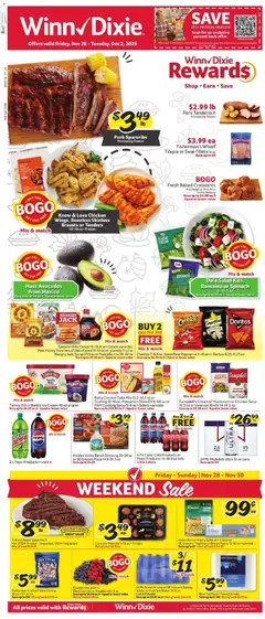 Preview Winn Dixie Weekly Circular - GA valid from 11/28/2025