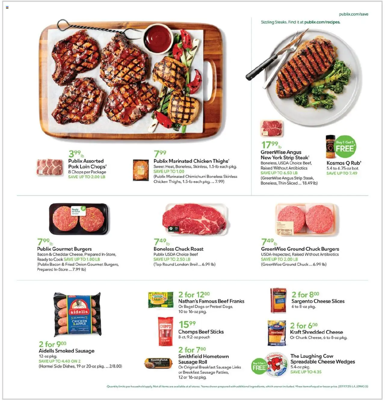 Publix Weekly Ad - page 5- valid from 07/16/2025