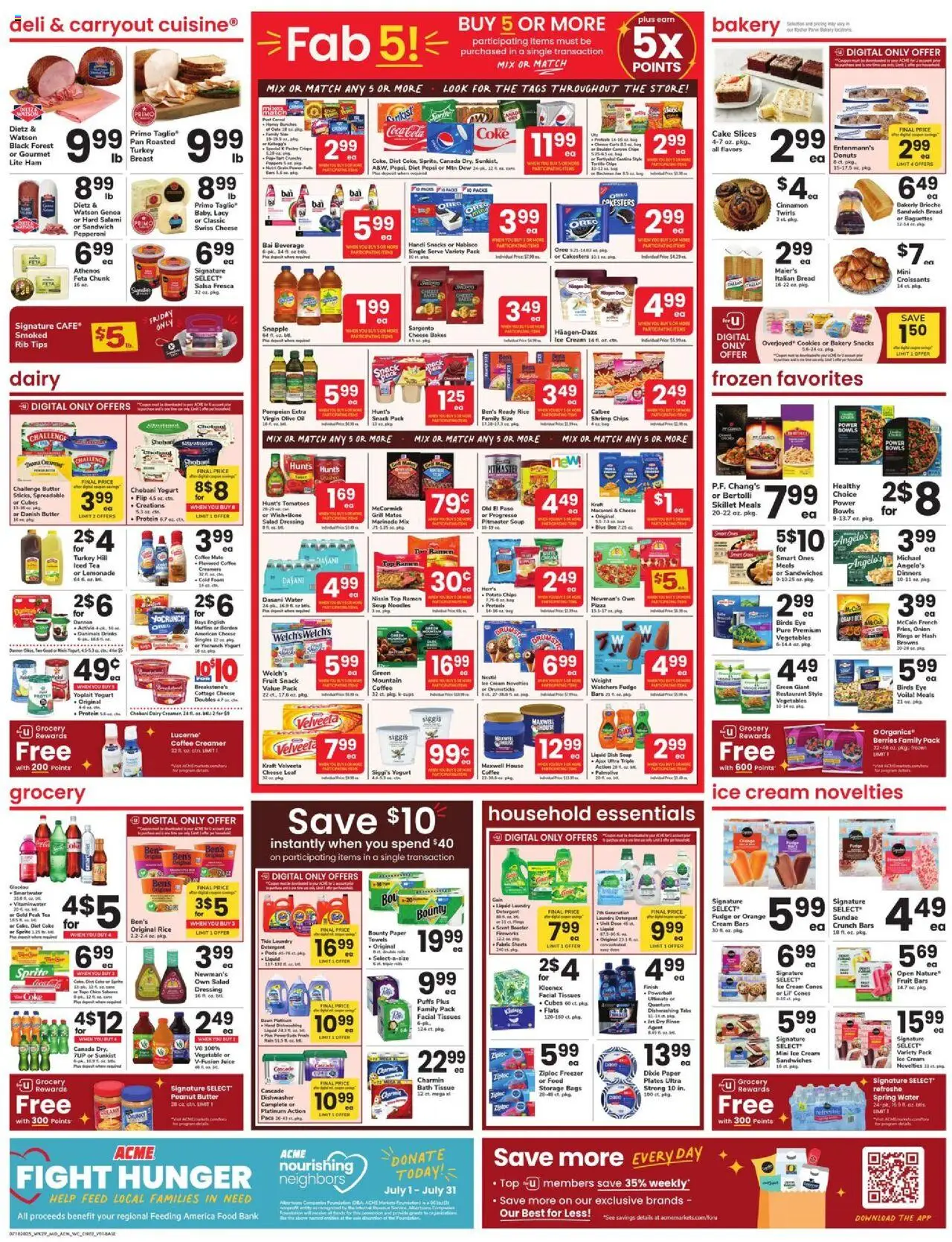 Acme Weekly Ad - page 2- valid from 07/18/2025