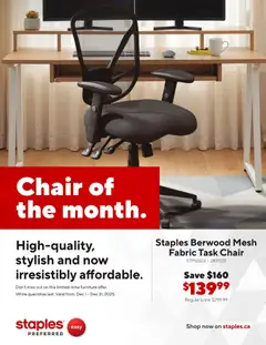 Preview Staples - Business Flyer valid from Dec 16, 2025