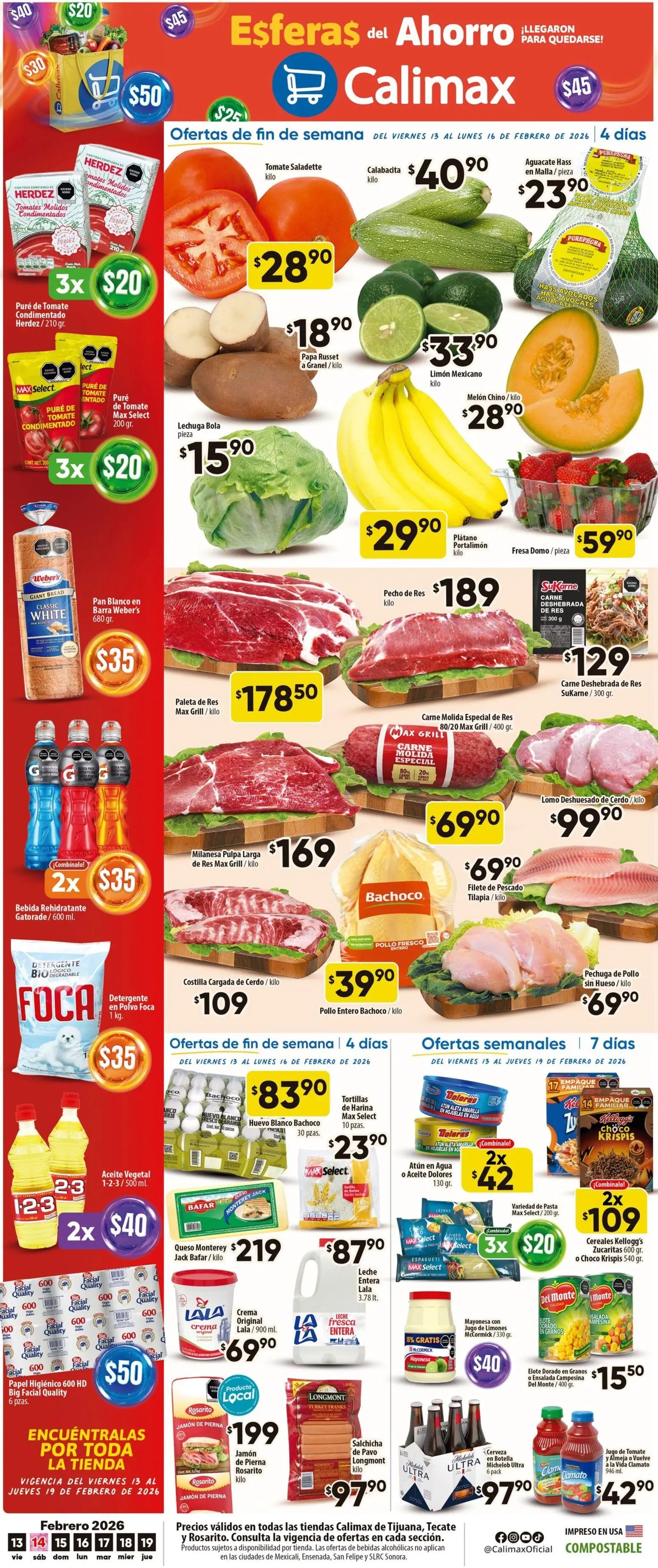 Calimax folleto Tijuana - página 1- válido desde 13/02/2026