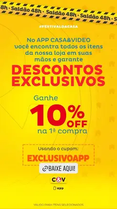 Pré-visualização Casa e Video promoções válida a partir de 20/10/2025