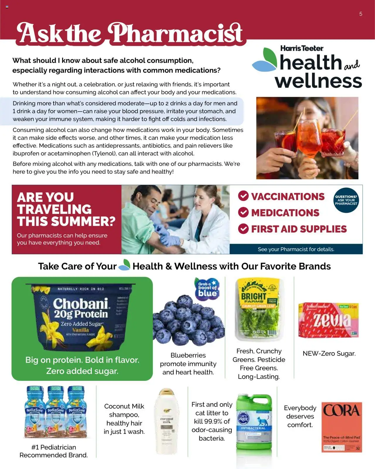 Harris Teeter Monthly Ad - page 5- valid from 07/16/2025