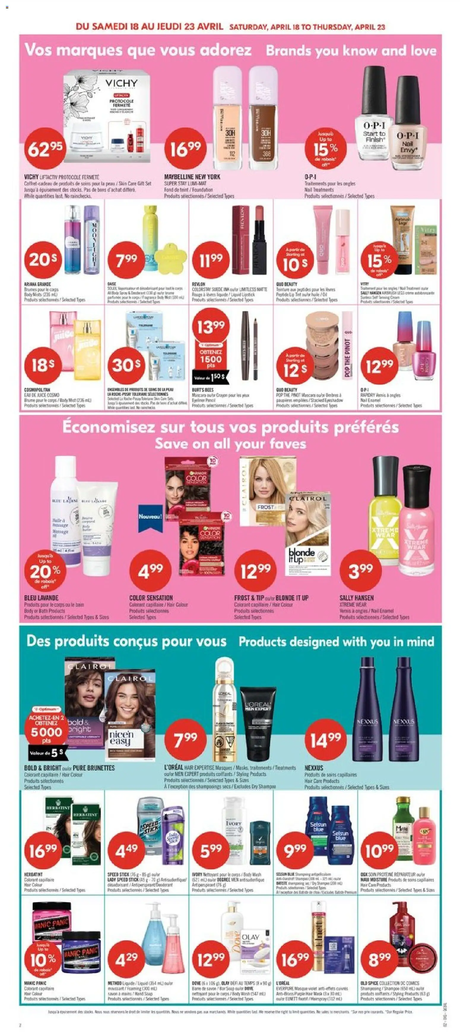 Pharmaprix weekly flyer / circulaire - page 14- valid from Apr 17, 2026