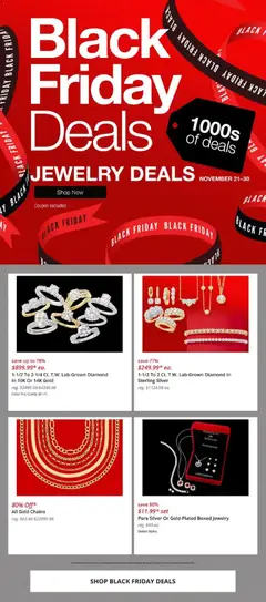 Preview JCPenney Black Friday Jewelry Deals valid from 11/21/2025