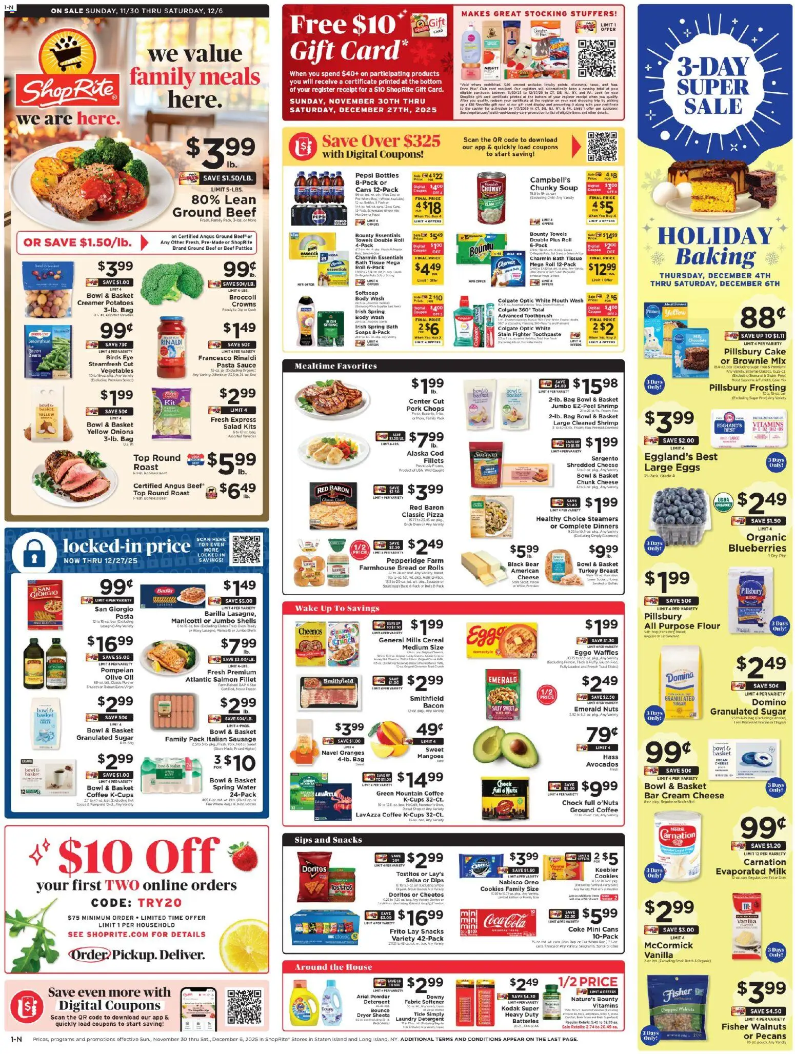 ShopRite Weekly Ad 2 - page 1- valid from 11/30/2025