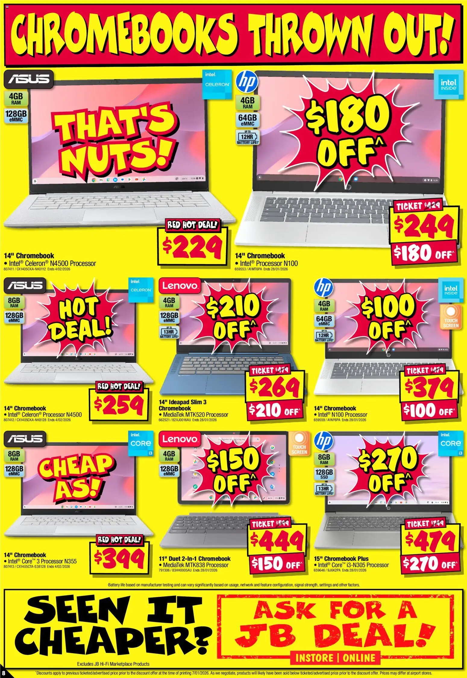 JB Hi-Fi Big Brand Sellout - page 8- valid from 15/01/2026
