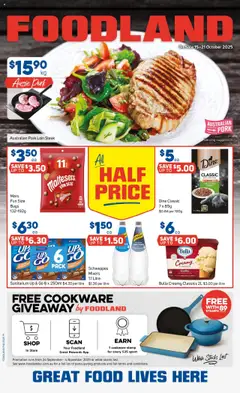 Foodland catalogue preview - valid from 15/10/2025