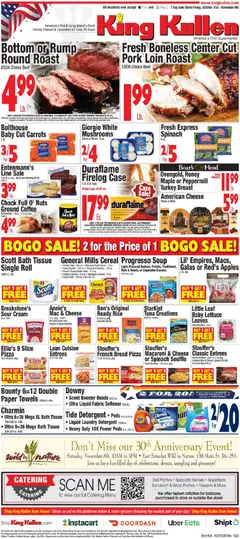 Preview King Kullen Weekly Ad valid from 10/30/2025