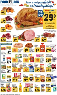 Preview Food Lion Weekly Ad valid from 11/19/2025