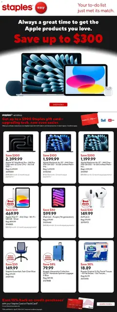 Preview Staples weekly flyer / circulaire valid from Mar 13, 2026