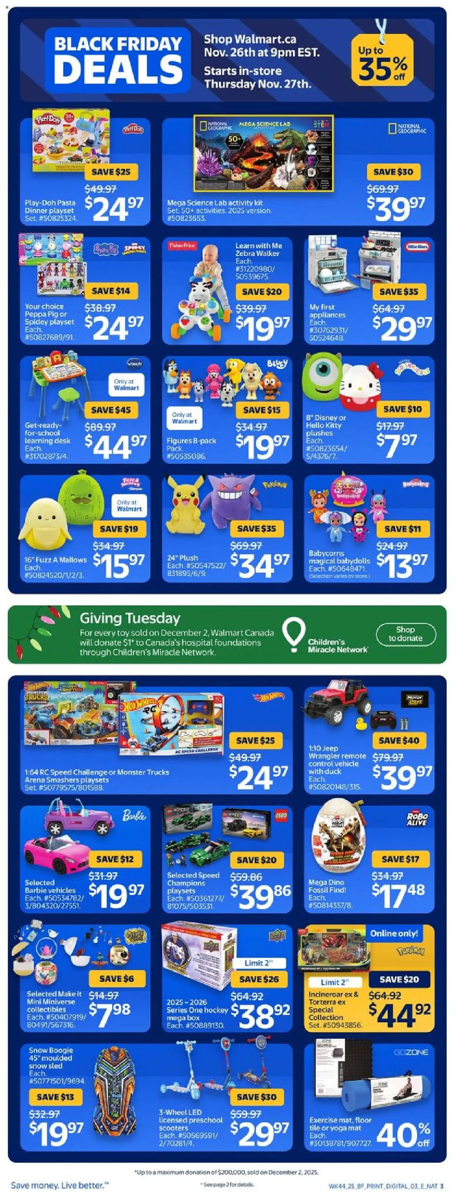 Walmart weekly flyer - page 17- valid from Nov 27, 2025