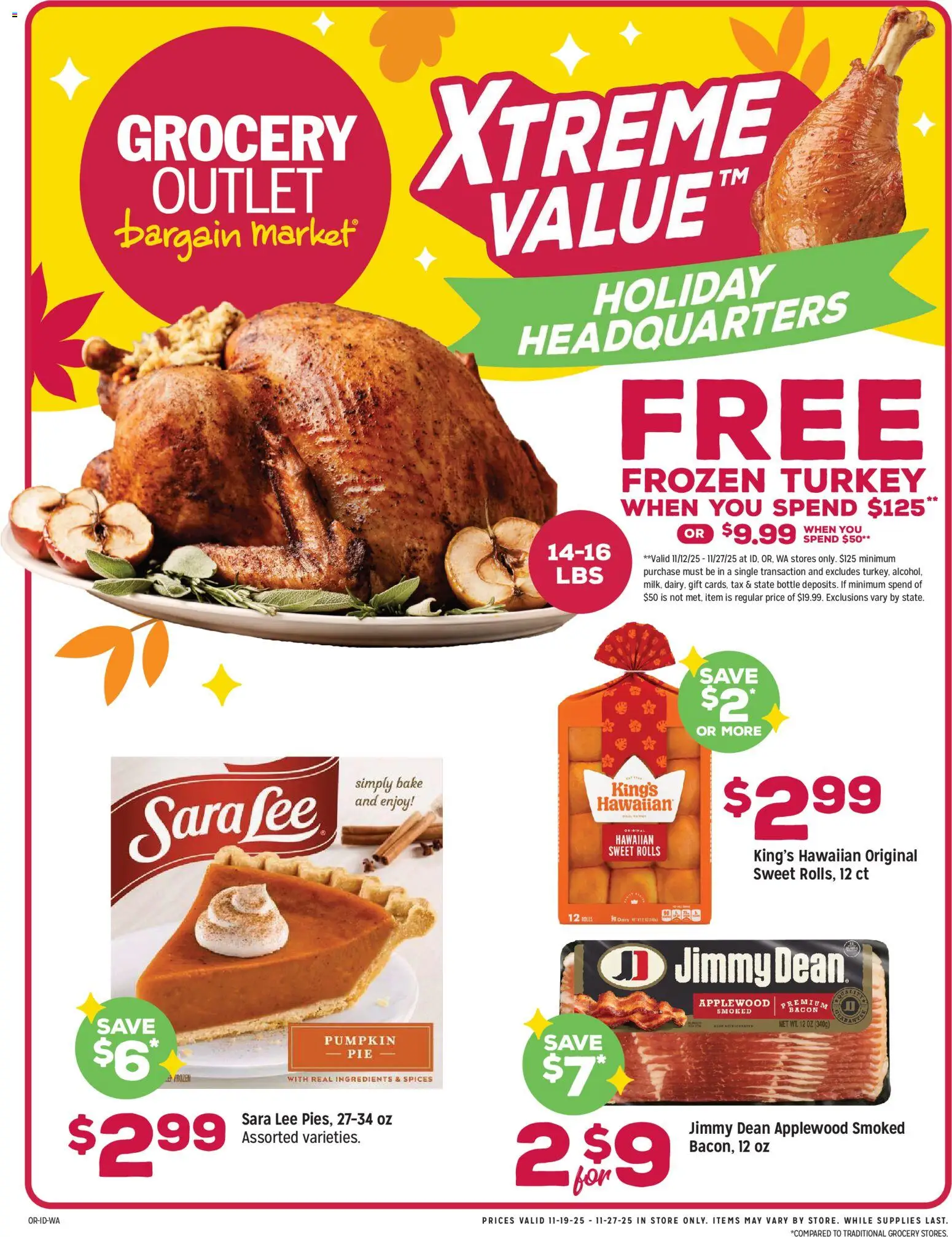 Grocery Outlet Weekly Ad - ID - page 1- valid from 11/26/2025