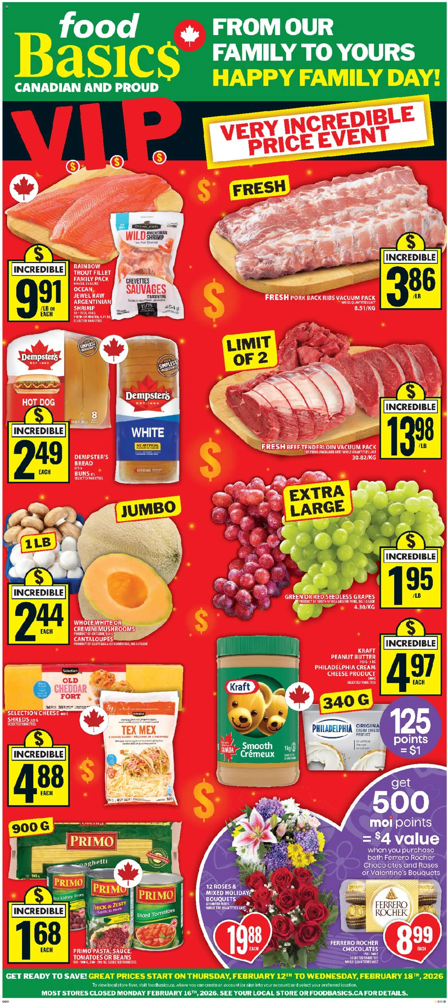 Food Basics weekly flyer / circulaire - page 1- valid from Feb 12, 2026