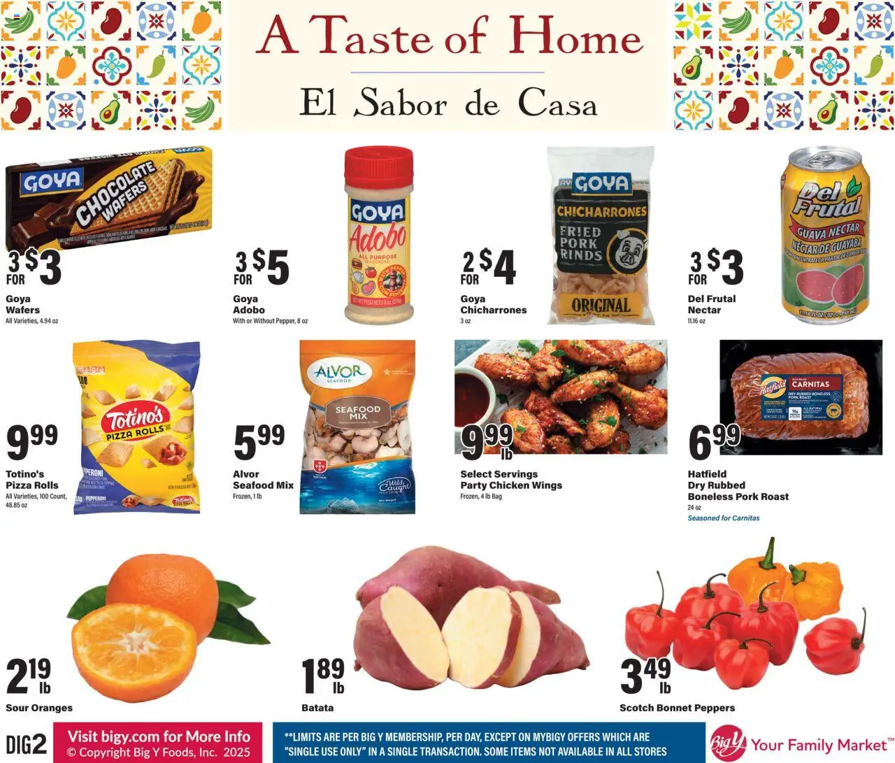 Big Y A Taste of Home - page 1- valid from 09/18/2025