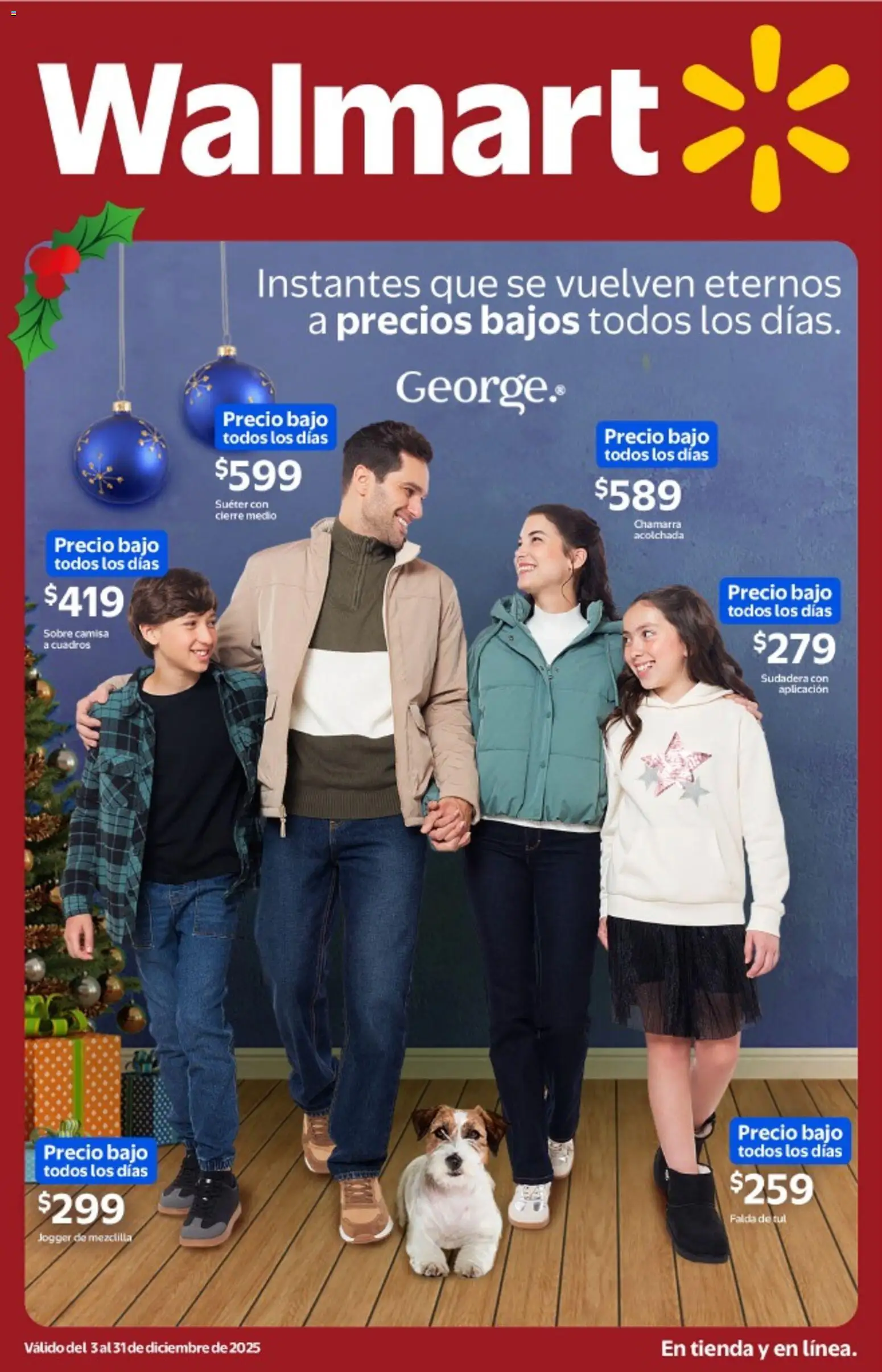 Walmart catálogo Ropa de invierno  - página 1- válido desde 03/12/2025