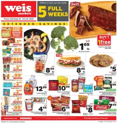 Preview Weis Monthly Ad valid from 09/18/2025