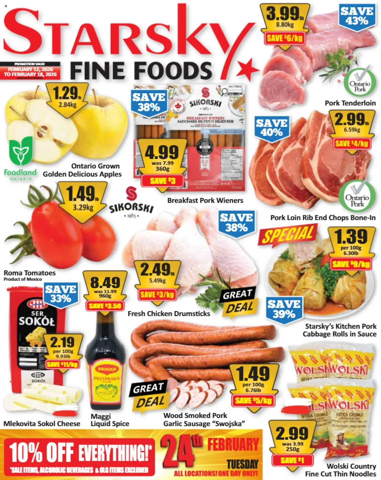 Starsky weekly flyer / circulaire - page 1- valid from Feb 12, 2026