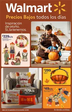 Walmart - Folleto Inspiración de Otoño válido desde 03/09/2025