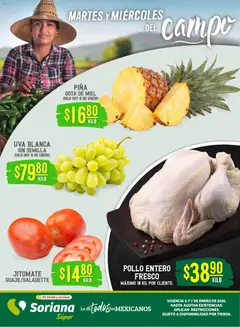 Soriana - Martes y Miércoles del Campo Súper: BCS, Son y Sin  Martes y Miércoles del Campo Súper: BCS, Son y Sin válido desde 06/01/2026