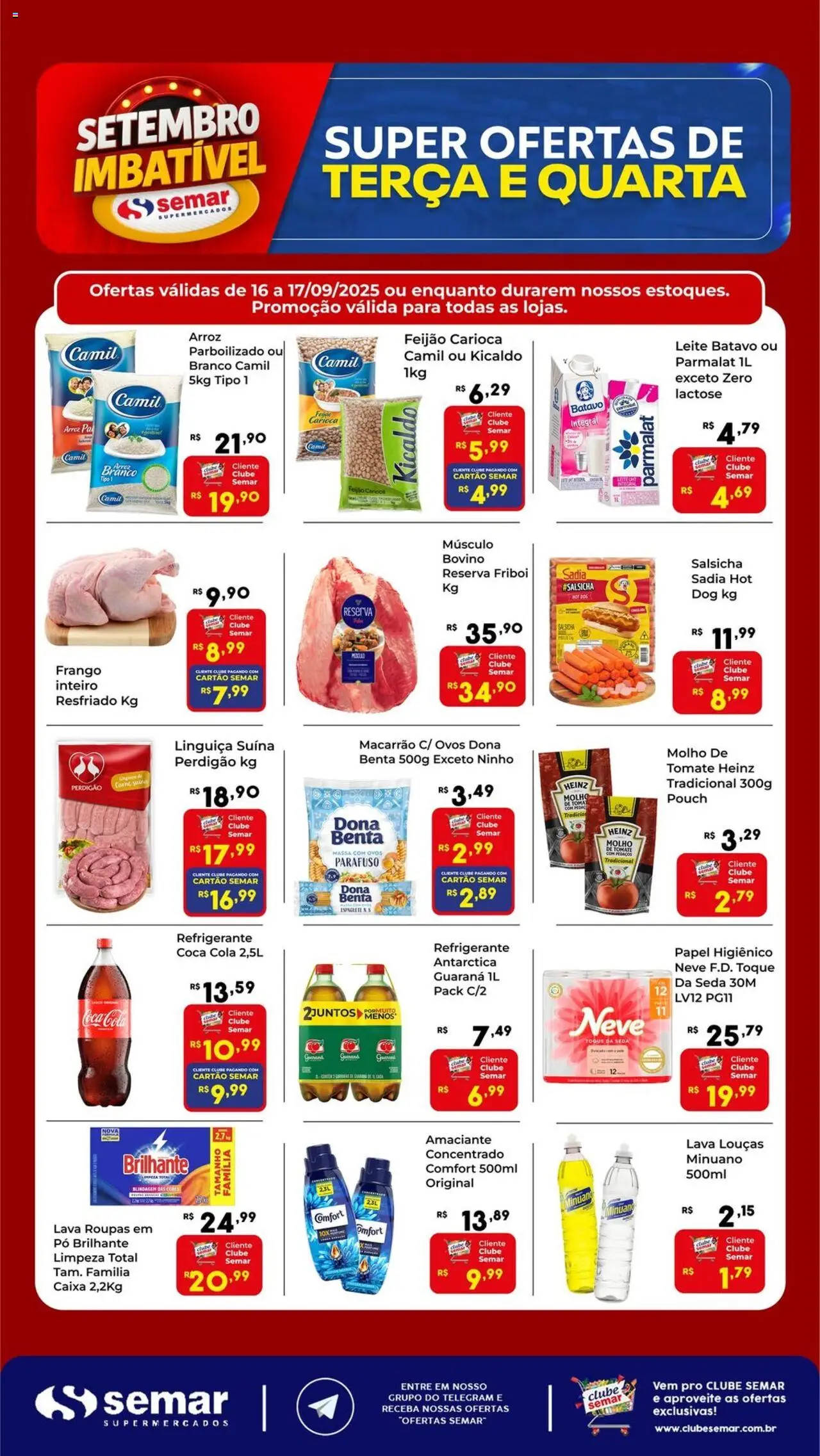 Semar Supermercado - Ofertas da semana - página 1- válido a partir de 16/09/2025
