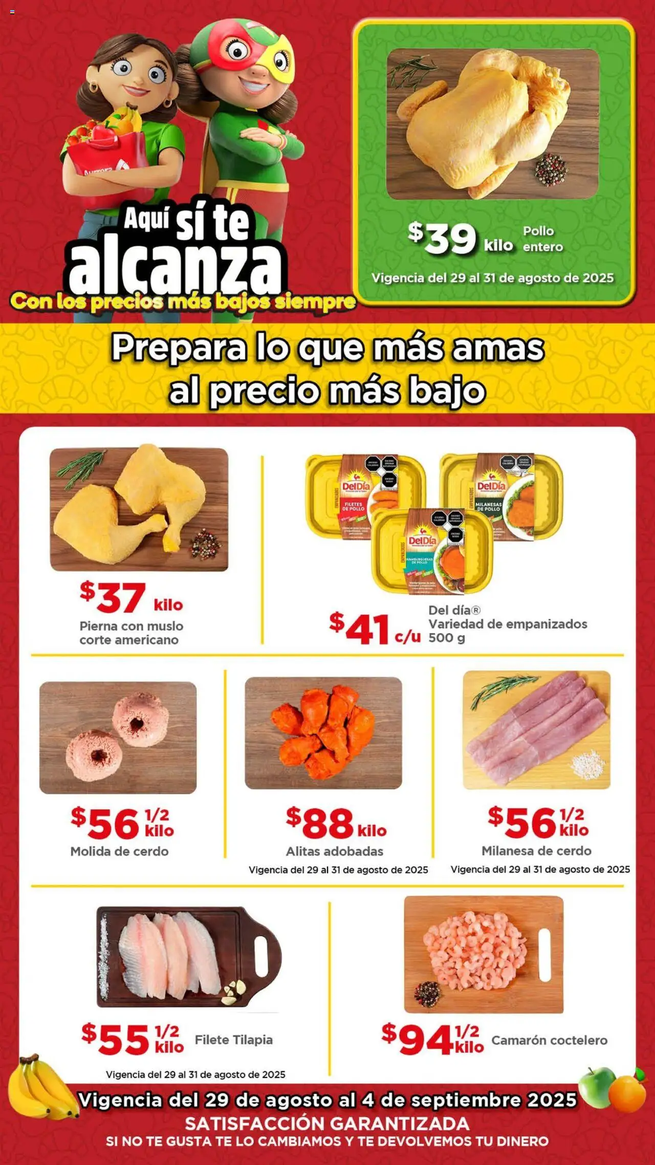 Bodega Aurrerá - Folleto Precio más Bajo - página 1- válido desde 29/08/2025