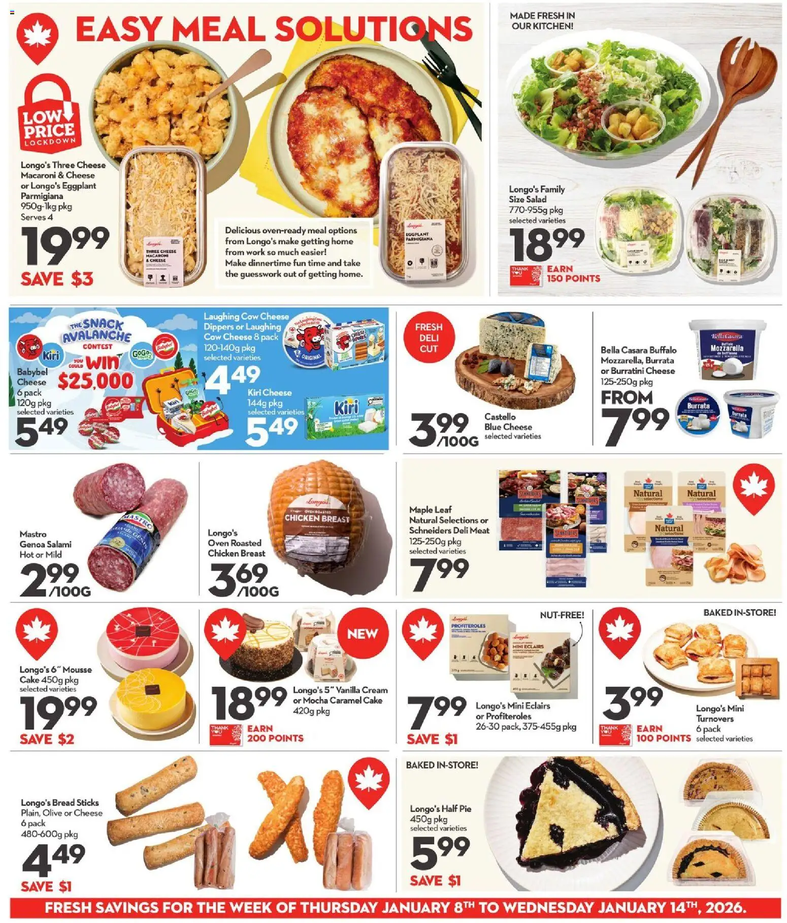 Longo's weekly flyer / circulaire - page 5- valid from Jan 8, 2026
