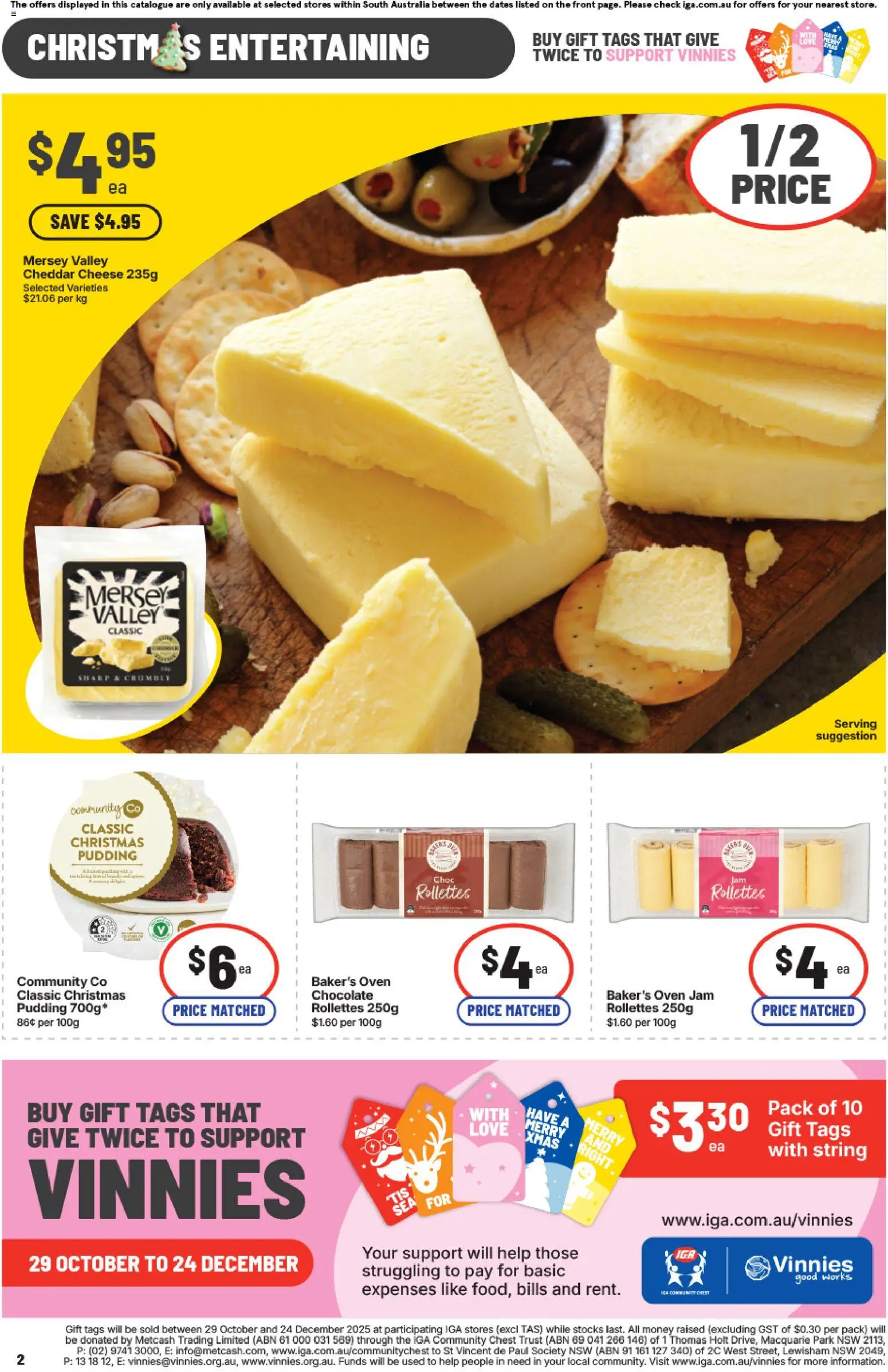 IGA Catalogue SA - page 2- valid from 12/11/2025