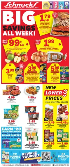 Preview Schnucks Weekly Ad valid from 01/14/2026