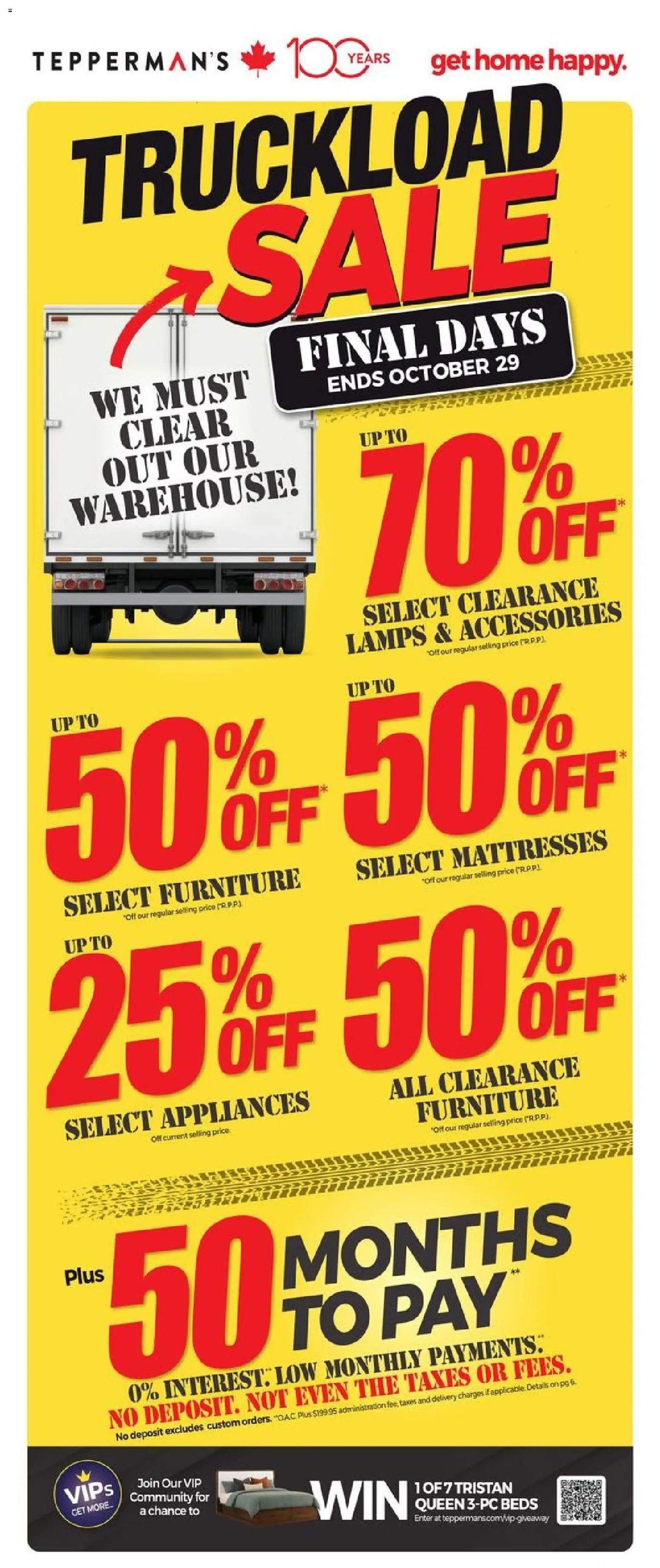 Tepperman's weekly flyer / circulaire - page 1- valid from Oct 23, 2025