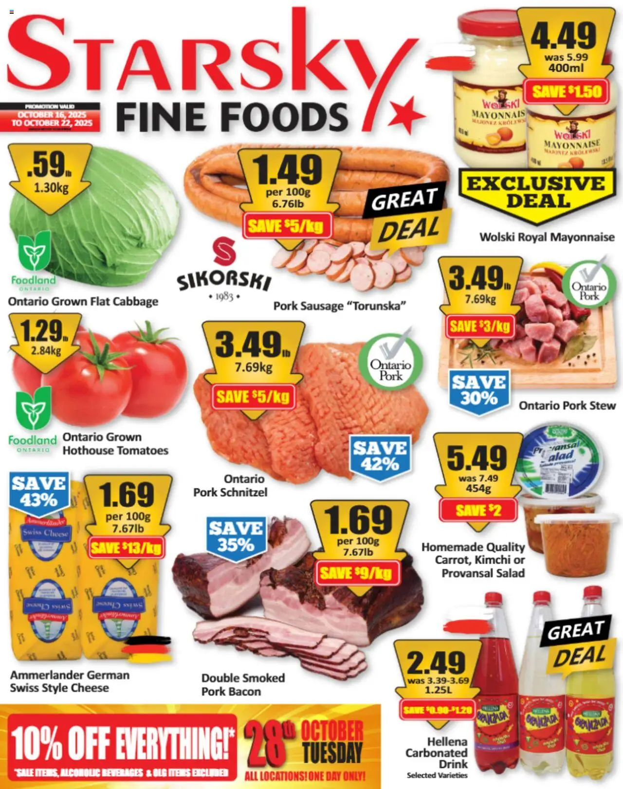 Starsky weekly flyer / circulaire - page 1- valid from Oct 16, 2025