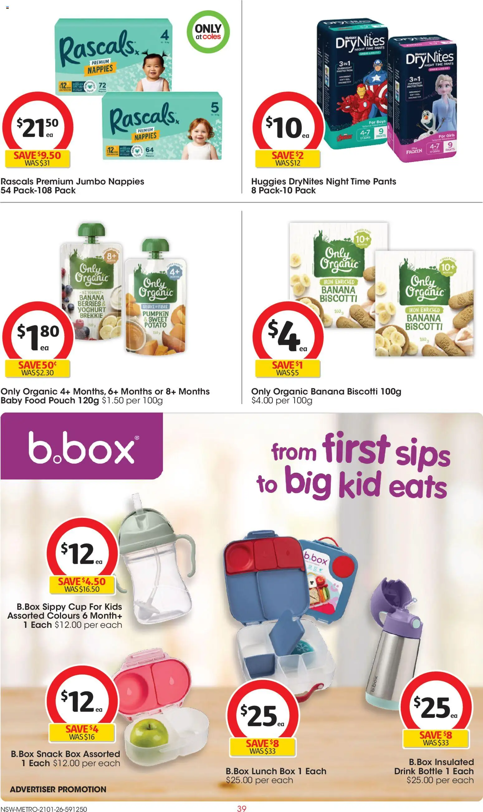 Coles  Catalogue  - page 39- valid from 21/01/2026