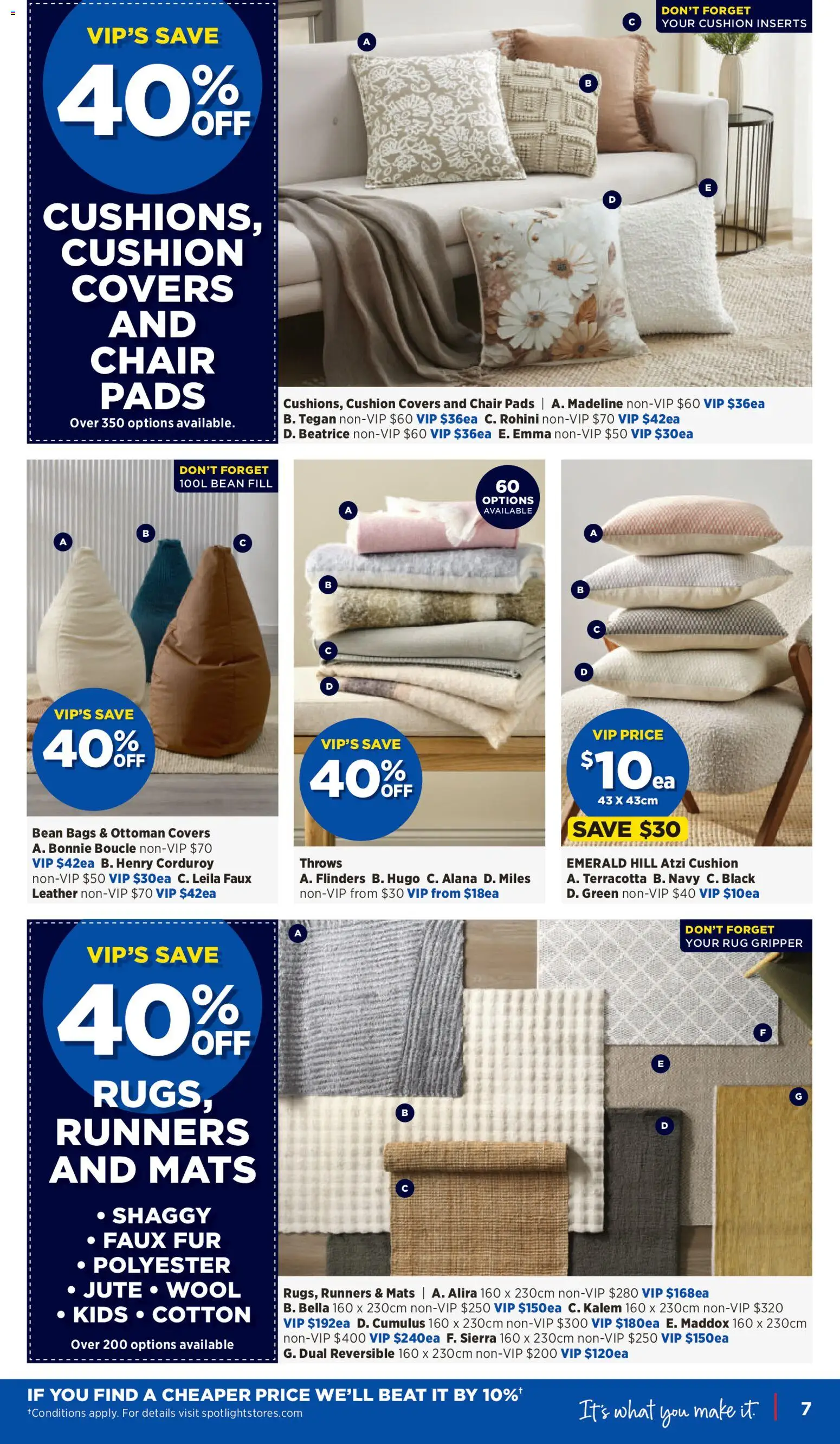 Spotlight  Catalogue  - page 7- valid from 07/01/2026