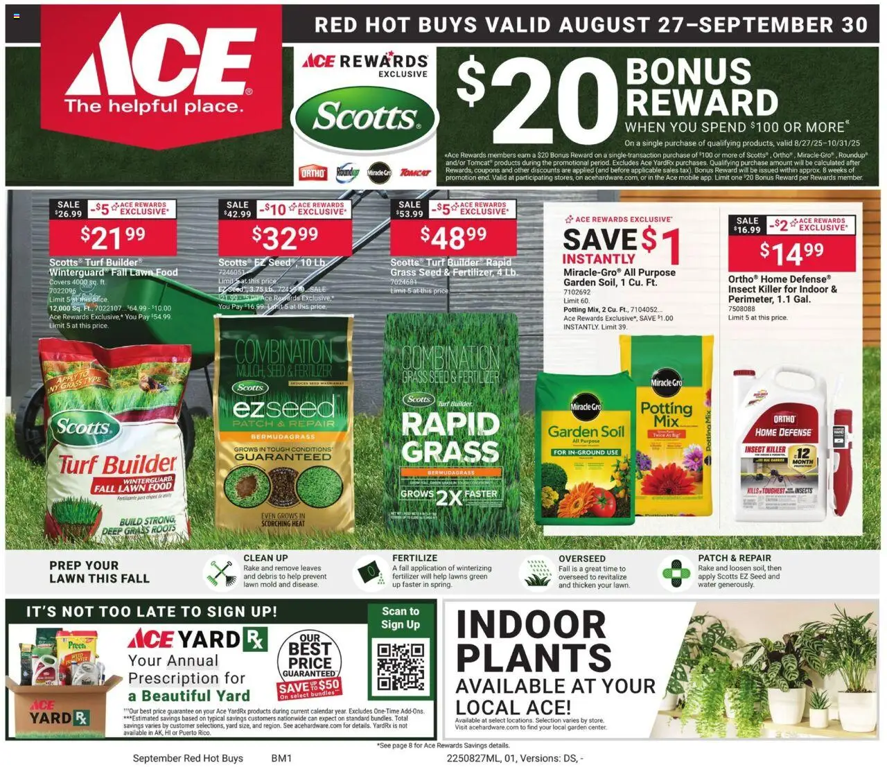 ACE Hardware Corporate Ad - AZ - page 1- valid from 08/27/2025